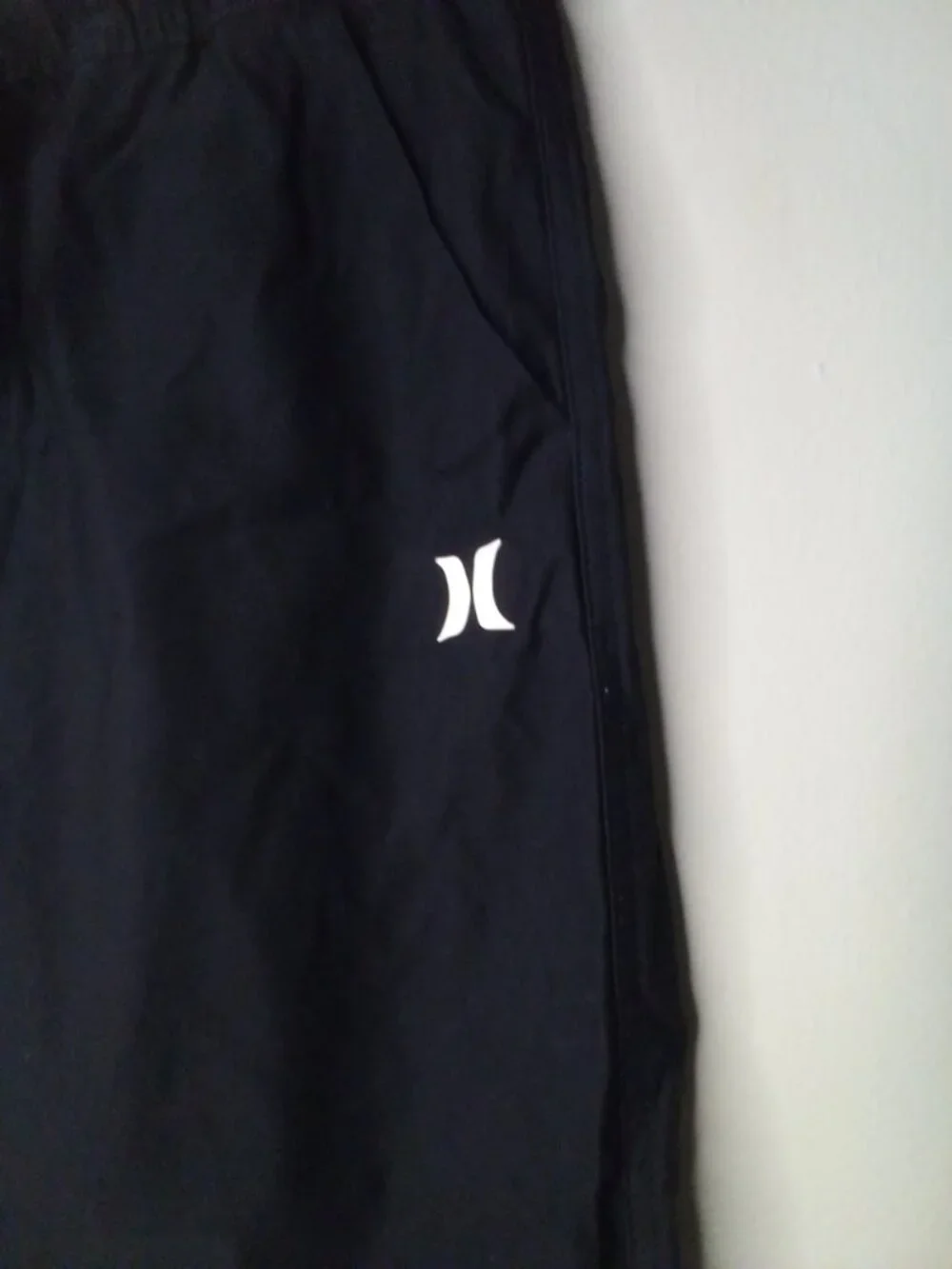 Hurley Jogger Pants Boys 10 12 Active Athletic Drawstring Pockets Black